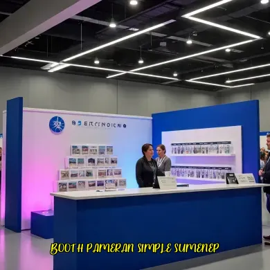 Booth Pameran Simple Sumenep